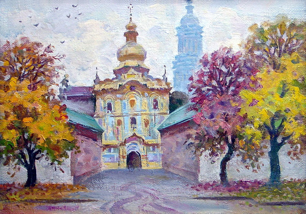 «Лавра. Центральний вхід». 2001. Полотно, олія